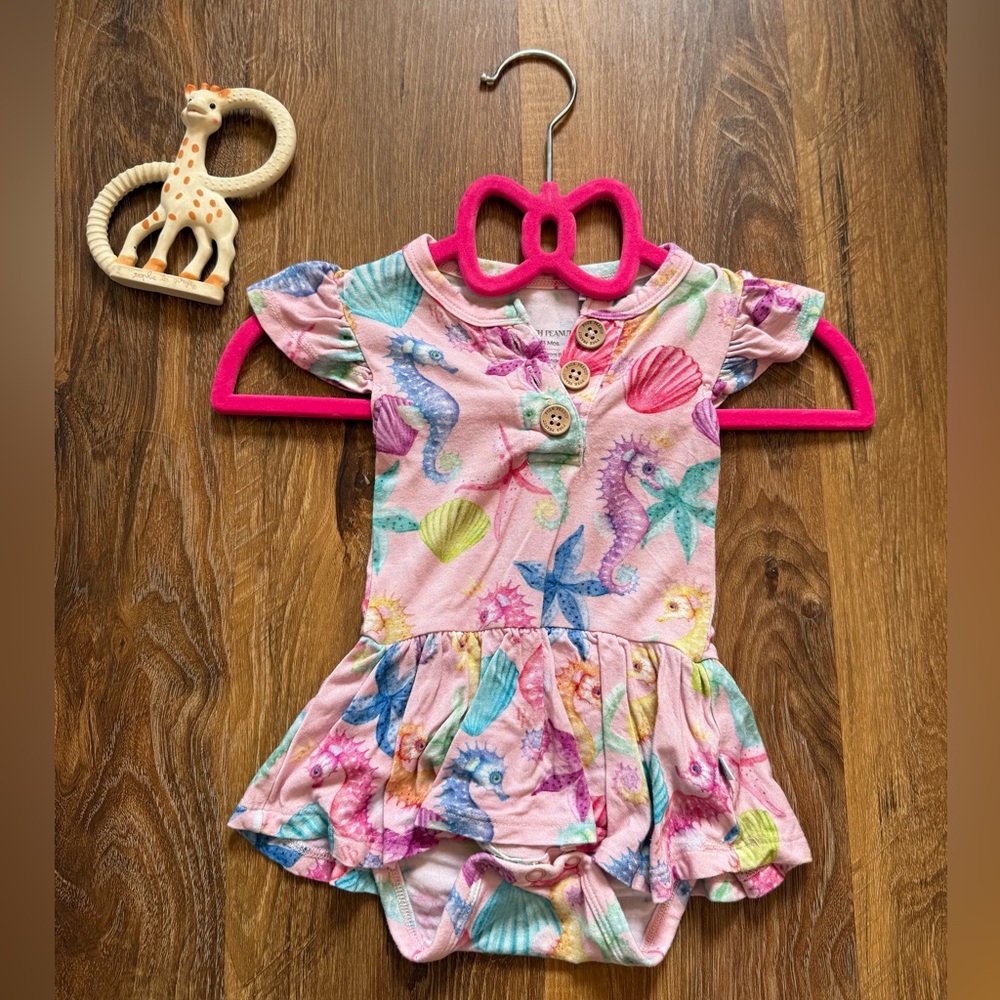 Posh Peanut Pink Sea Life Bodysuit